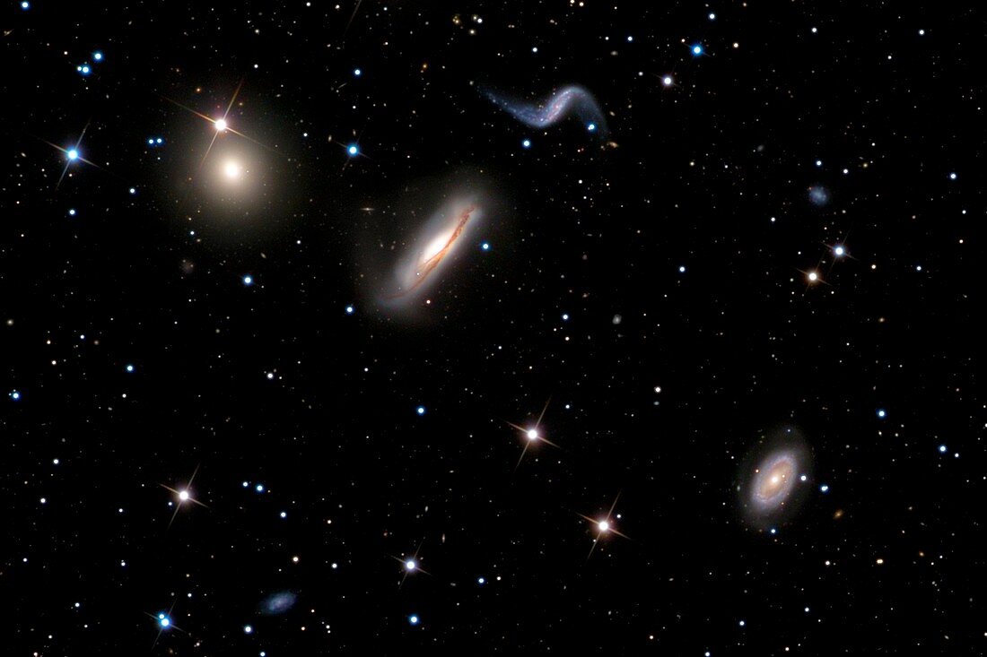 Hickson Compact Group 44 galaxy cluster