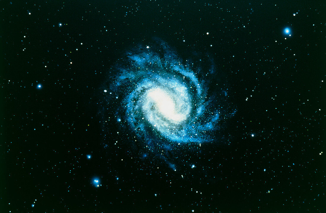 Optical image of spiral galaxy M83