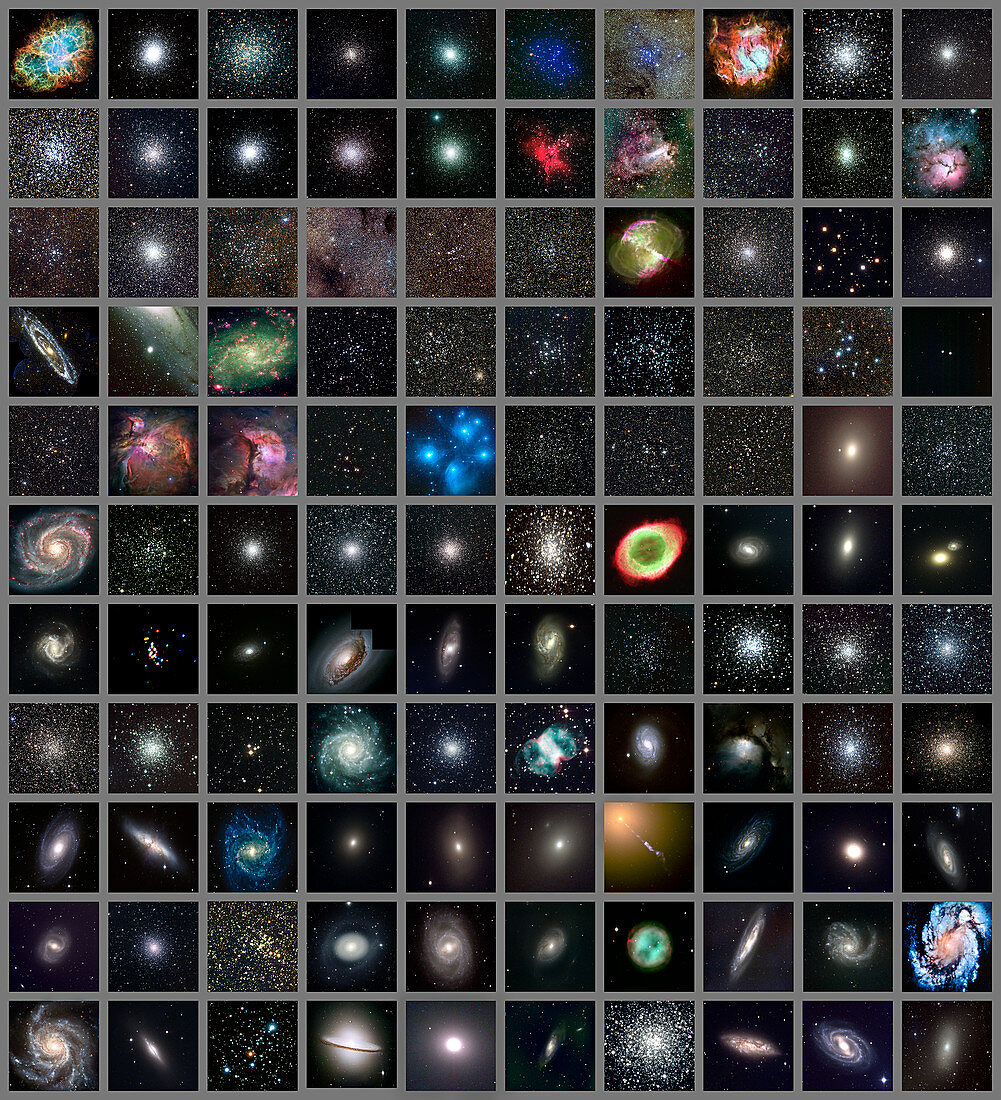 Messier objects,full set