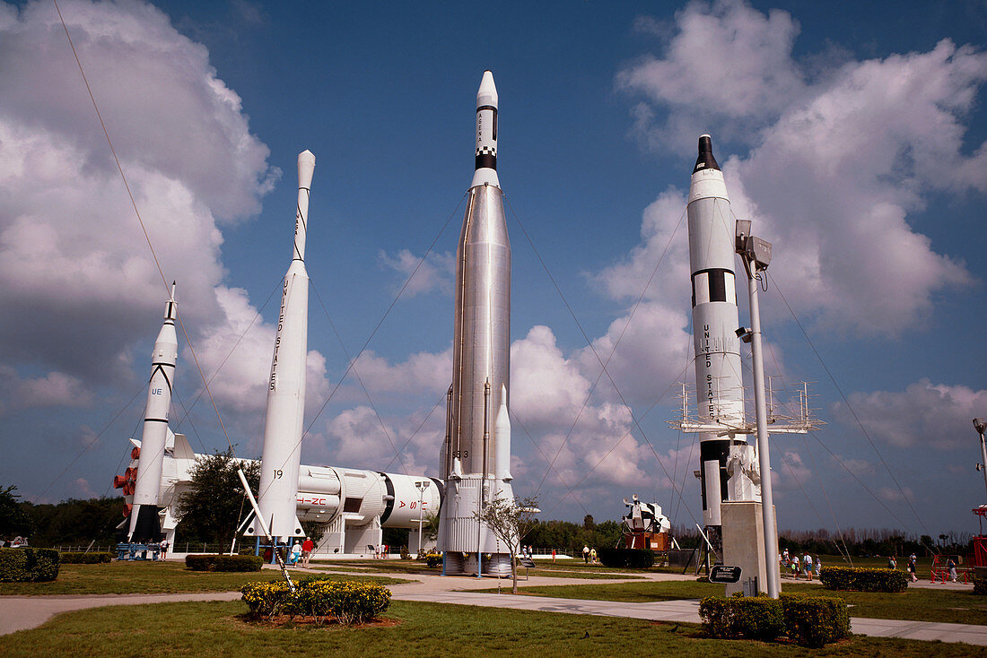 Rocket Park at Kennedy Space Center,Florida