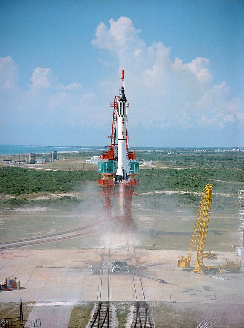 First US manned space flight,1961