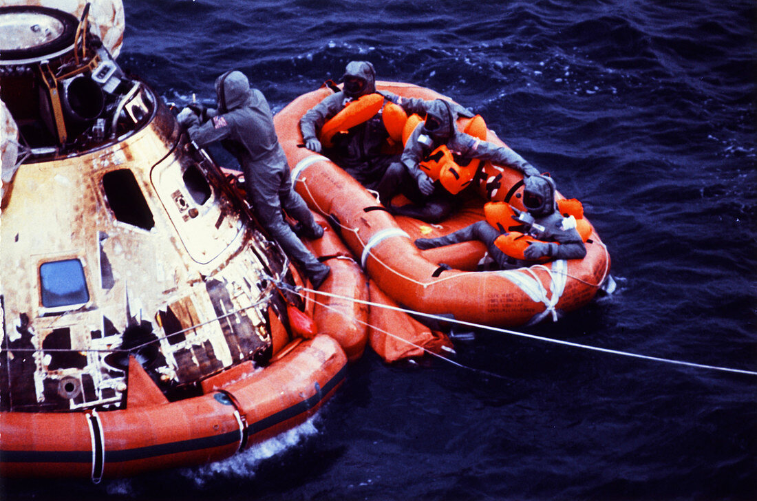 Recovery of Apollo 11 crew