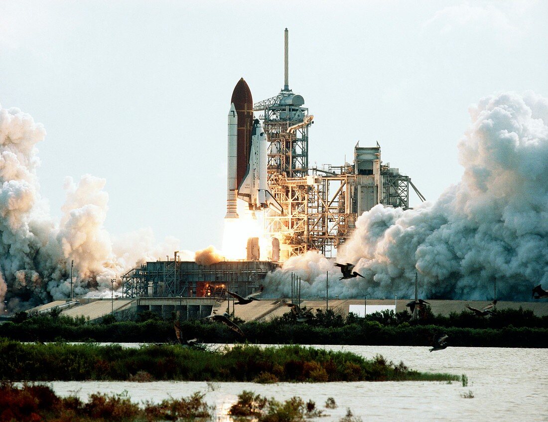 Launch of Space Shuttle Discovery STS-20