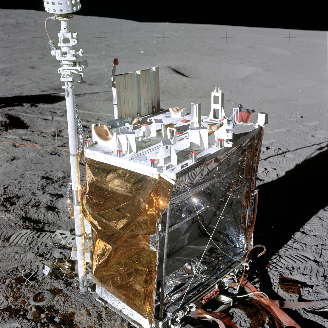 Apollo 14 photo of the ALSEP