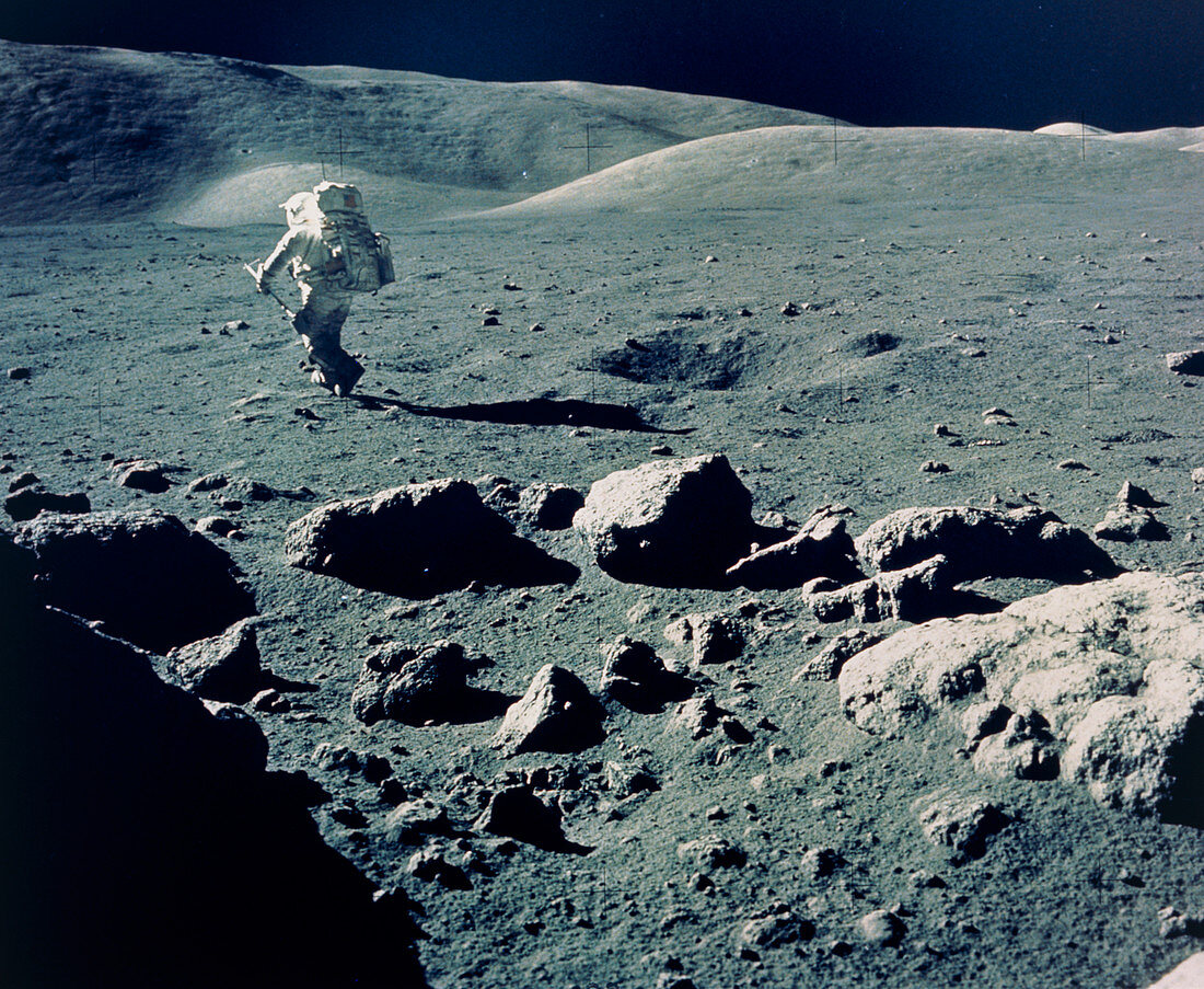 Astronaut Schmitt,Taurus-Littrow region,Apollo17