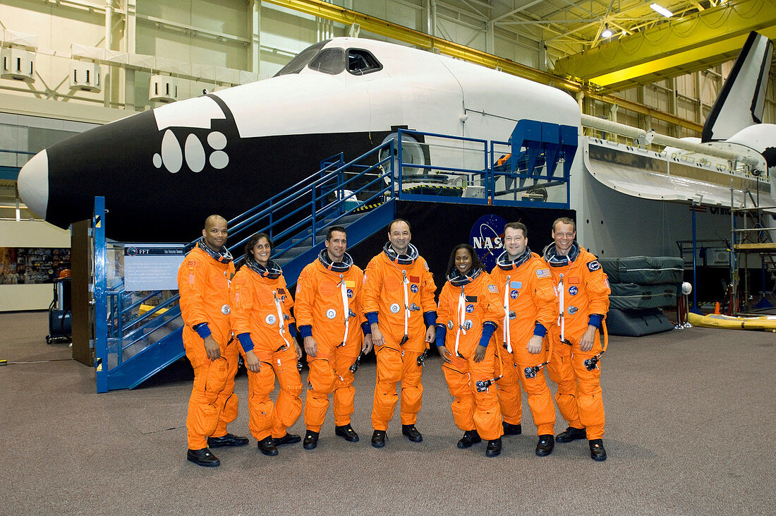 Crew of the STS-116 ISS shuttle mission