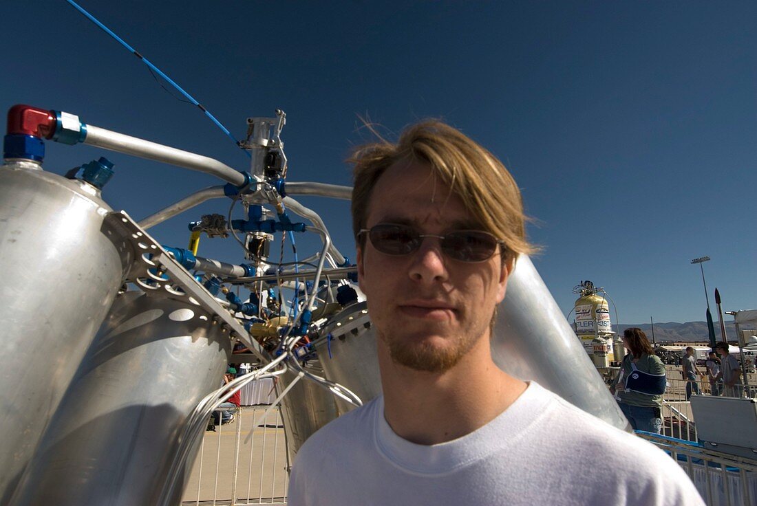 Rocket engineer at Lunar Lander Challenge