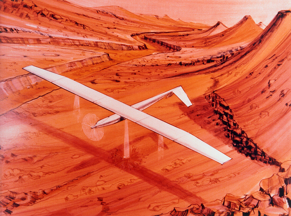 Proposed aircraft to study Mars