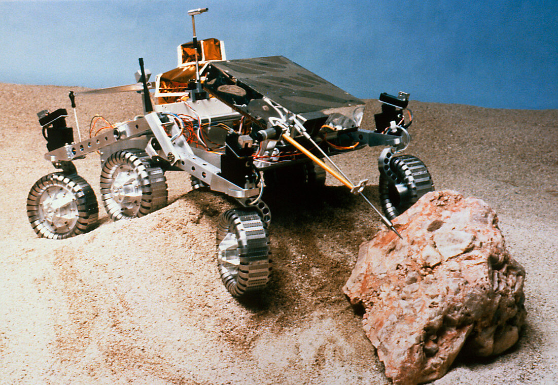Rocky IV prototype Mars Rover vehicle