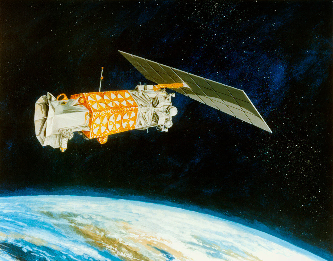 Artist's impression of DMSP 5D-2 met. satellite