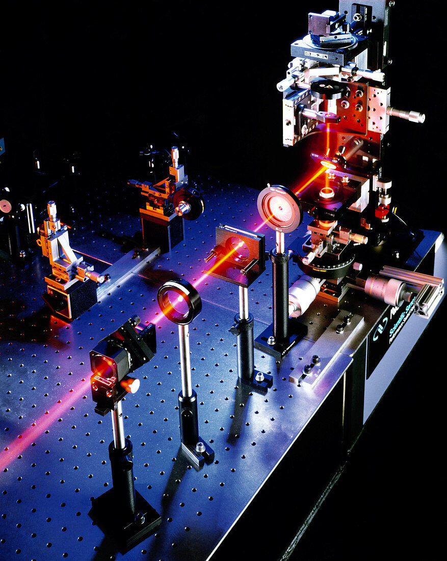 Laser for solar cell research