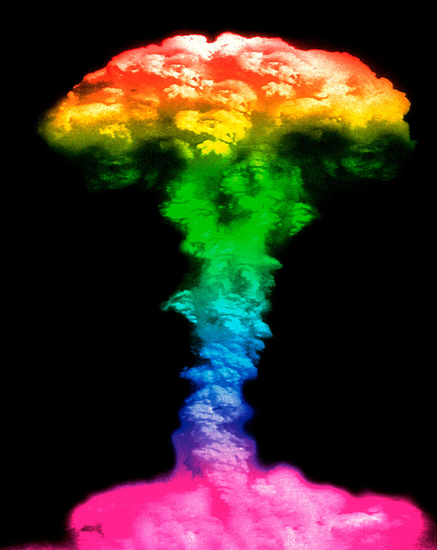 Nuclear bomb mushroom cloud