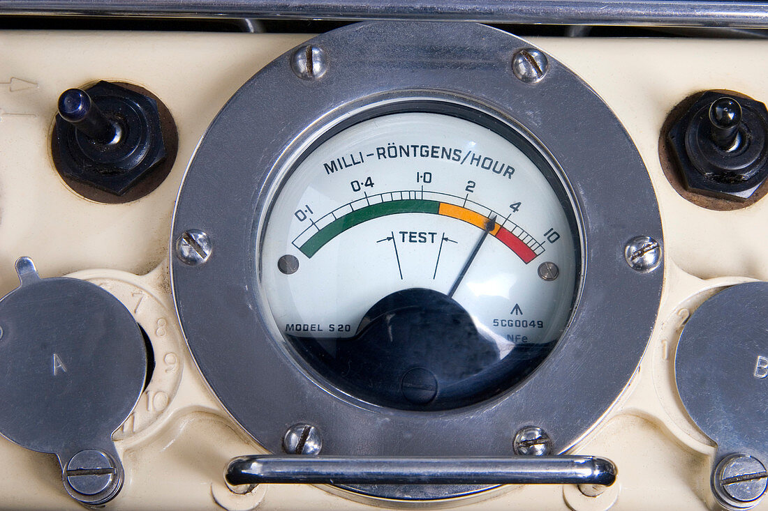 Military radiation meter