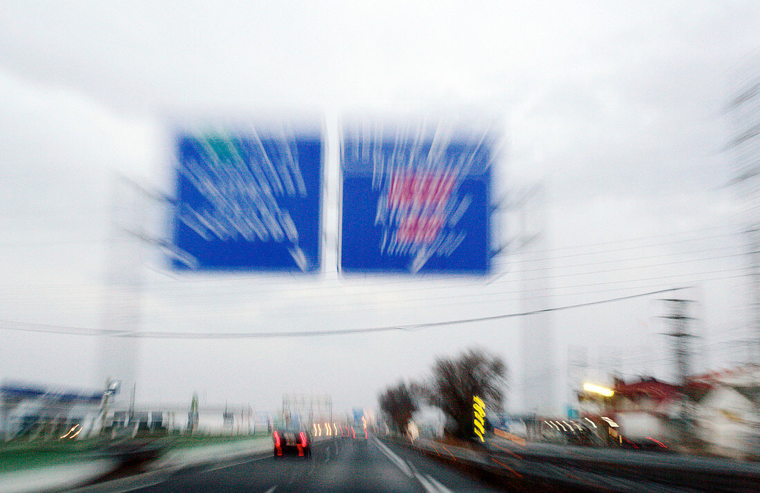 Motorway signs