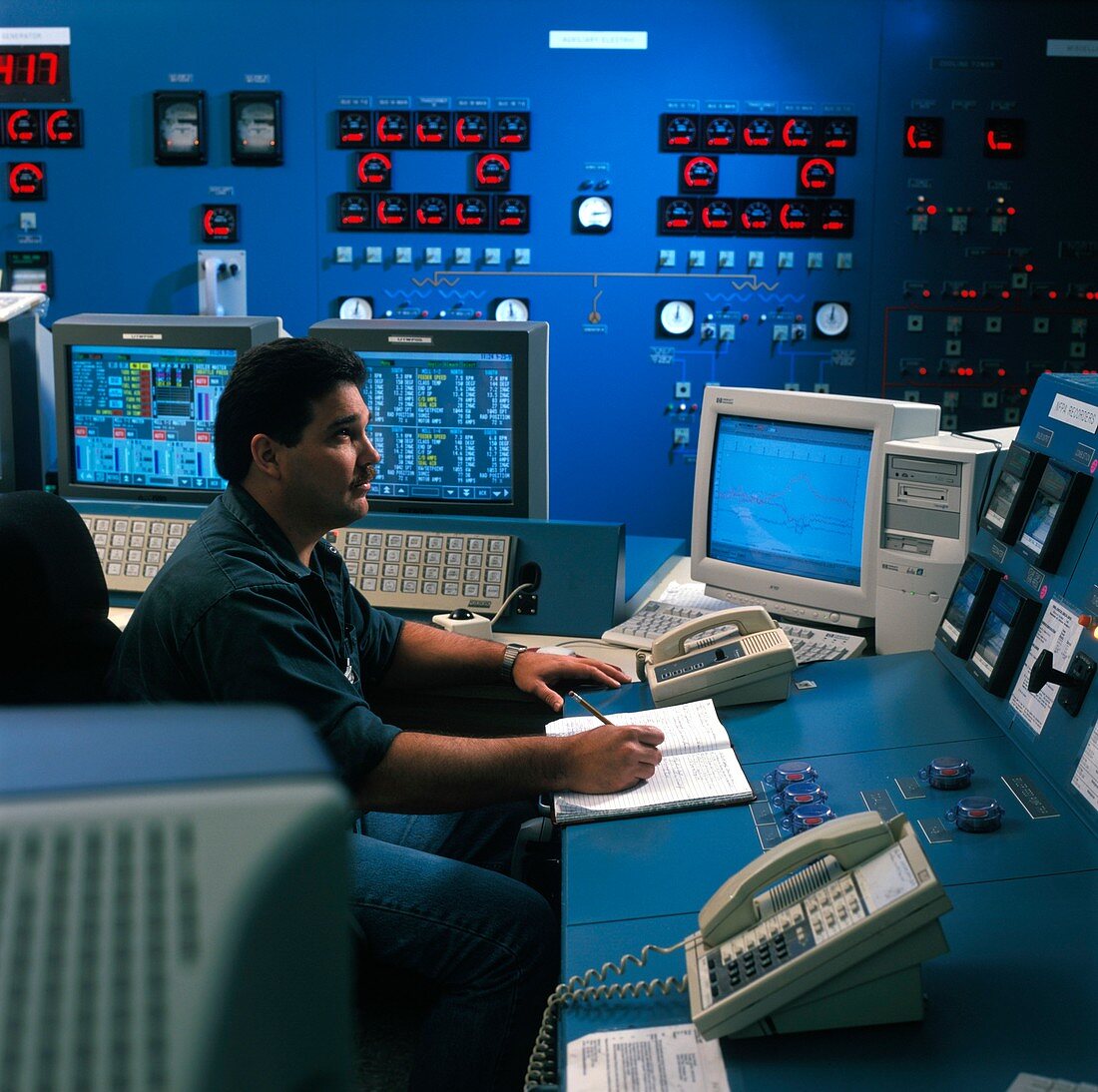 Power station control room