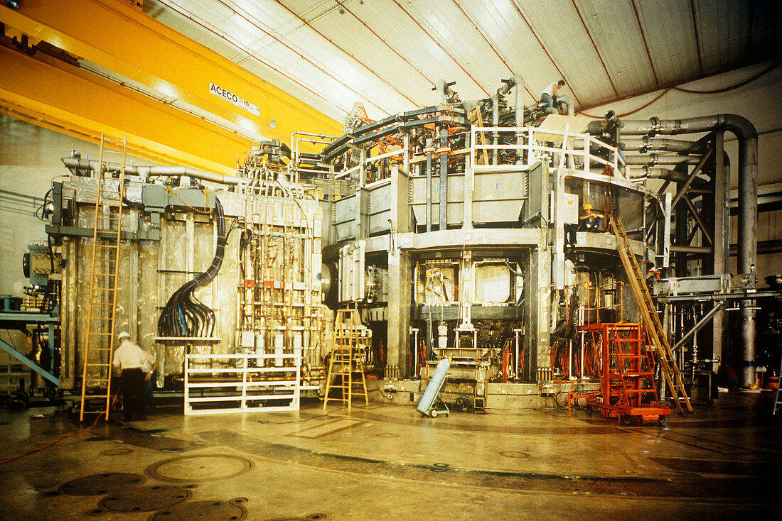 General view of Tokamak Fusion Test Reactor