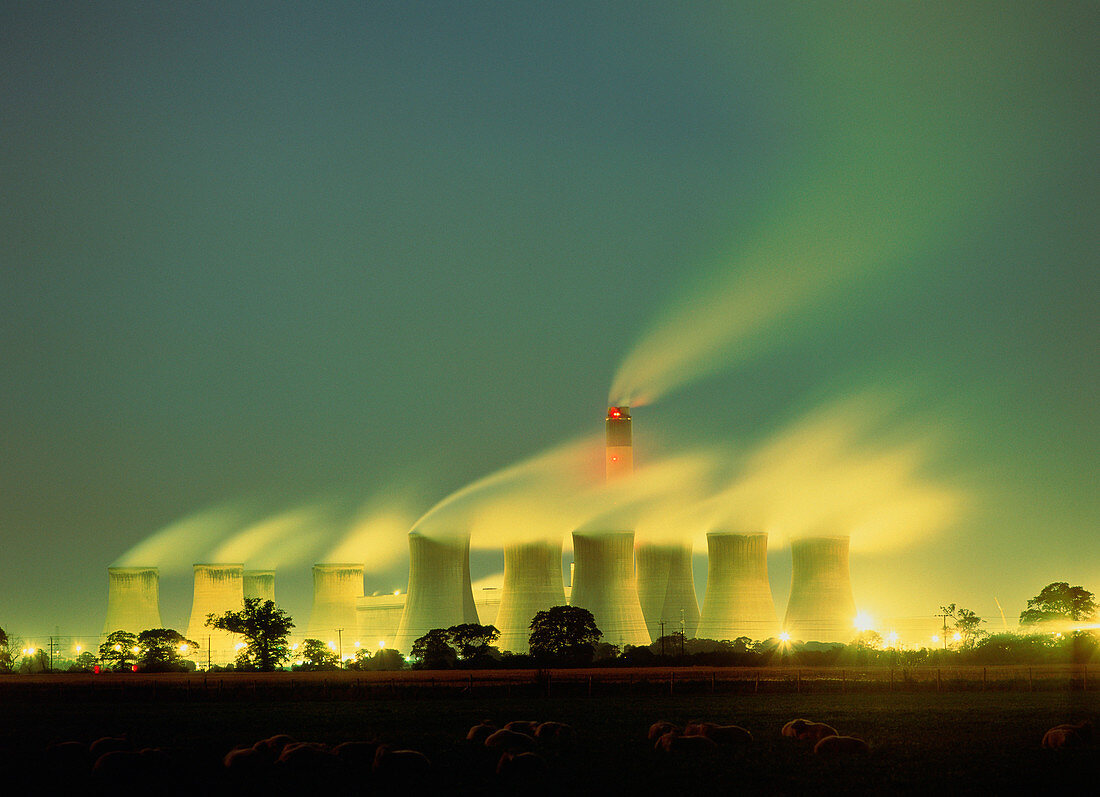 Drax power station in England