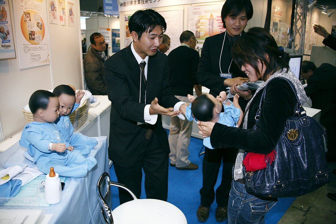 Toy baby robots,Japan
