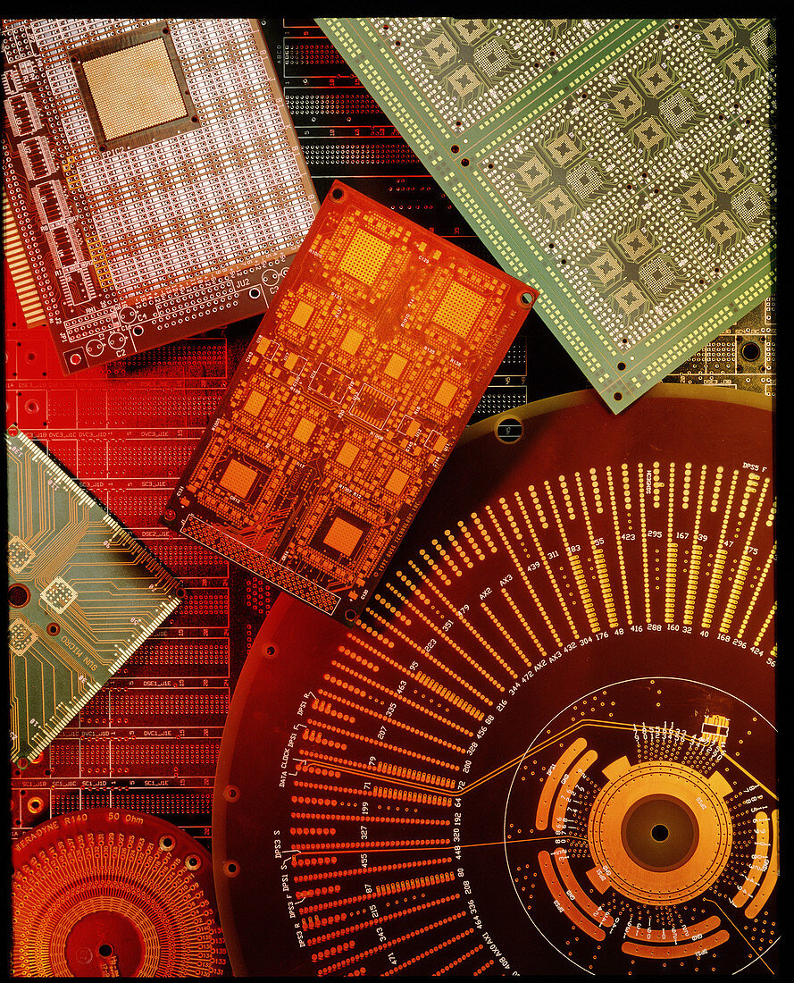 Circuit boards prior to component assembly