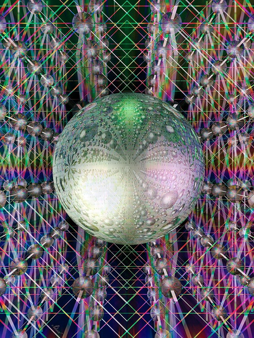 Optical computing,conceptual artwork