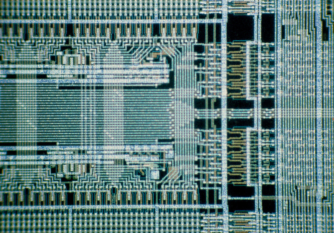 LM of a part of UV EPROM integrated circuit