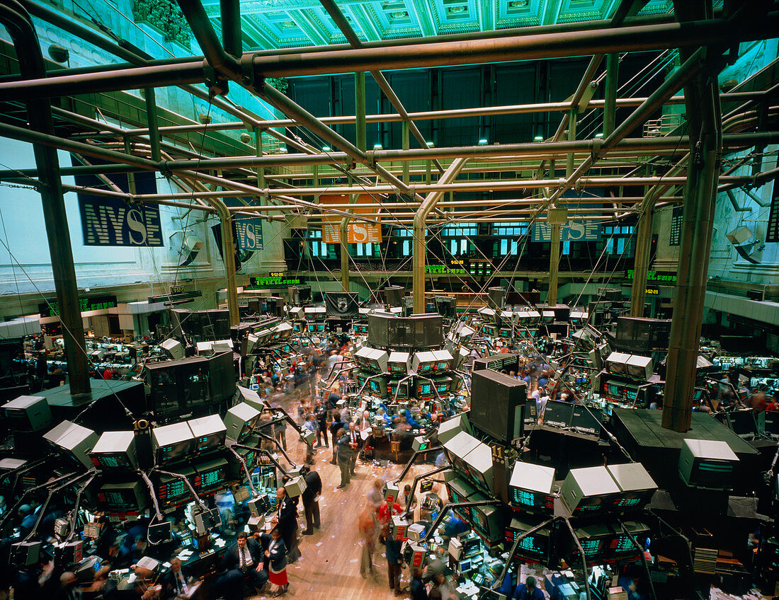 Trading floor of New York Stock Exchange