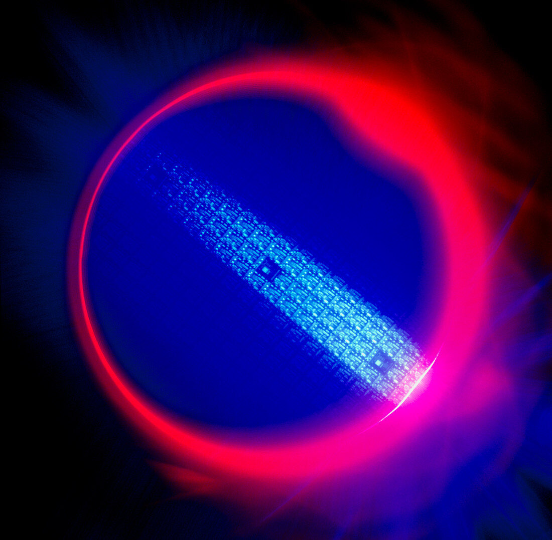 Image of a semiconductor wafer