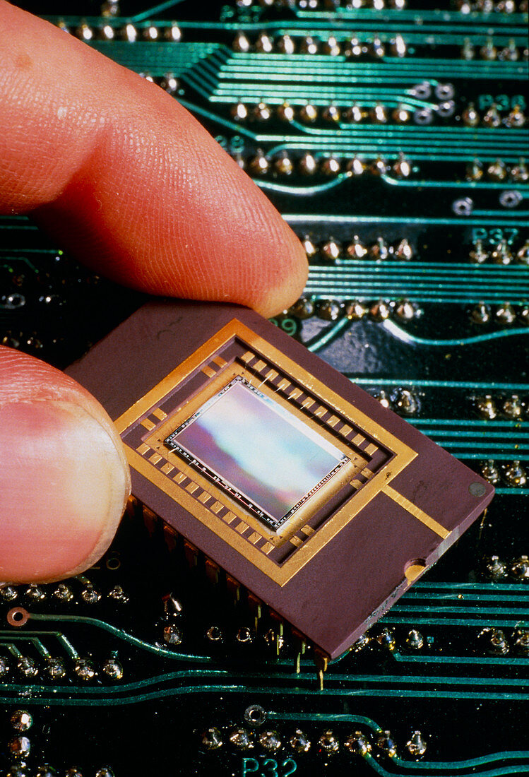 CCD infront of printed circuit board