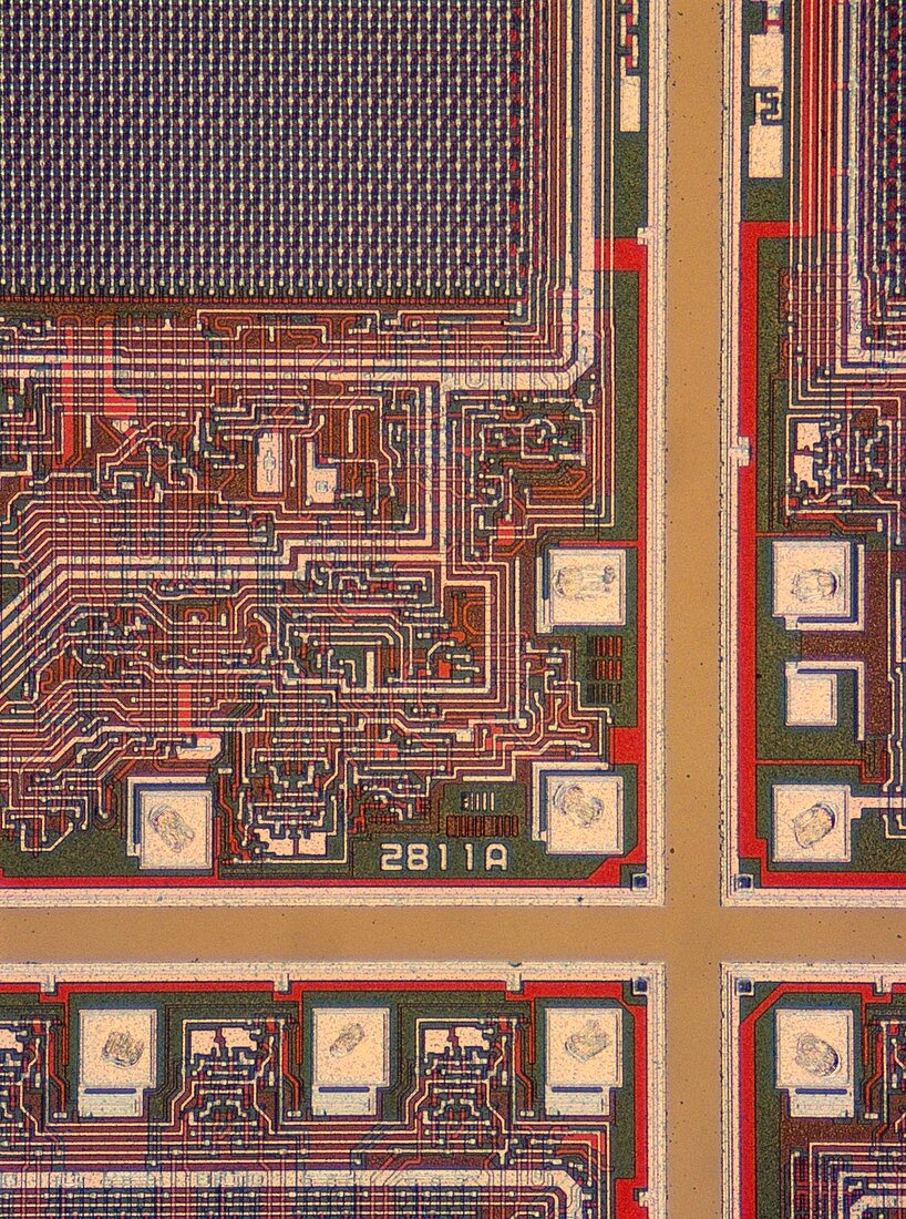 LM of a wafer of integrated circuits