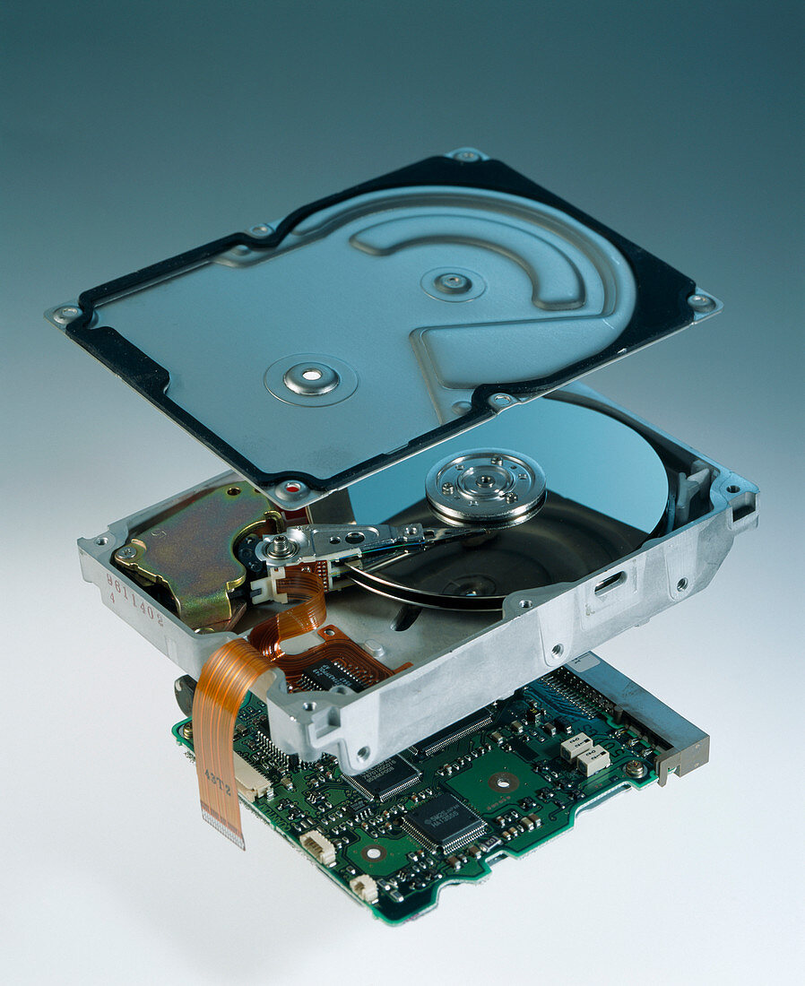 Computer hard disk assembly