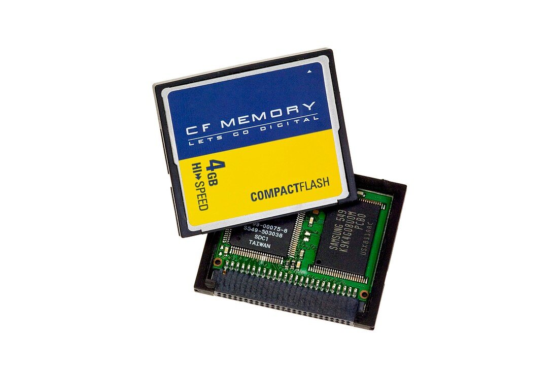 Compact flash memory card