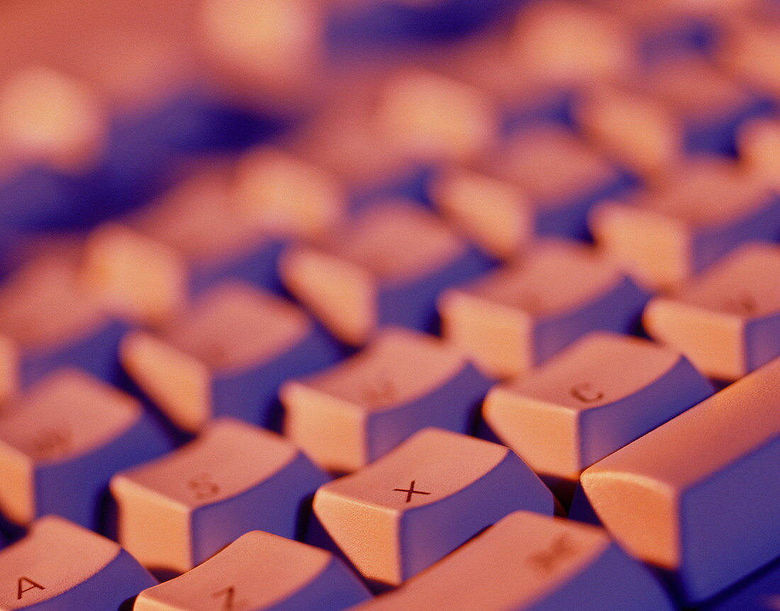 Close-up of a computer keyboard