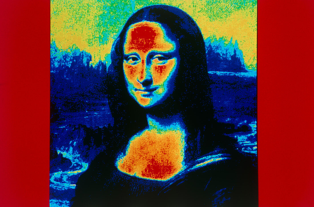 Computer version of Mona Lisa,La Gioconda
