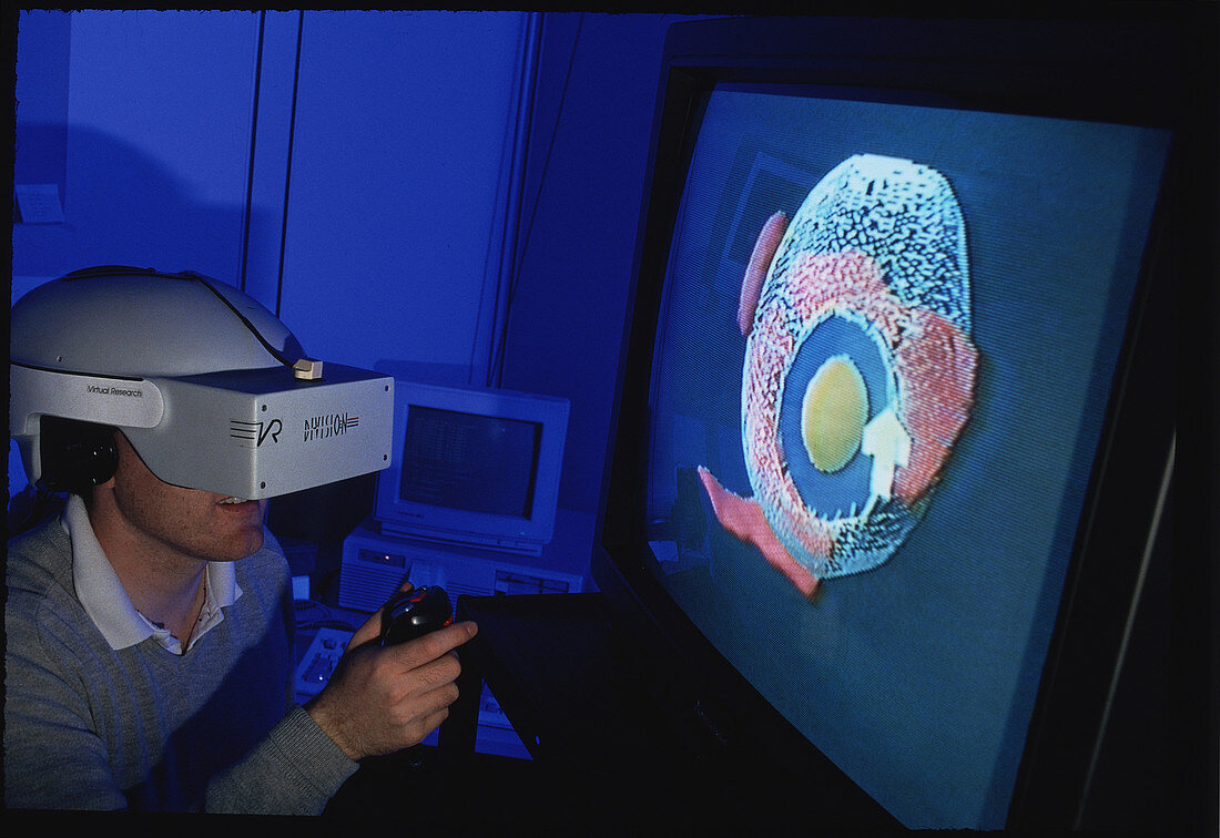 Eye surgery VR system,HIT lab,Washington