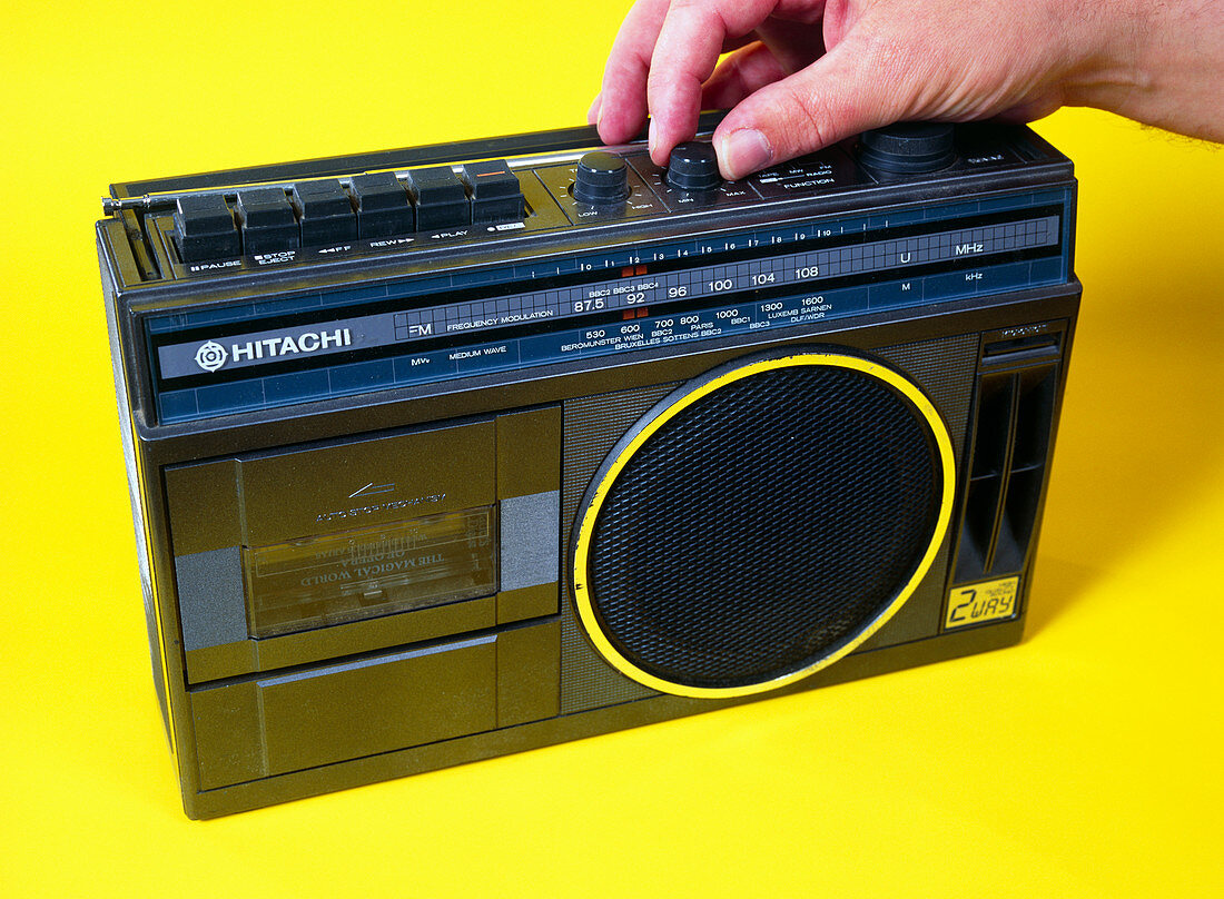 Radio cassette player