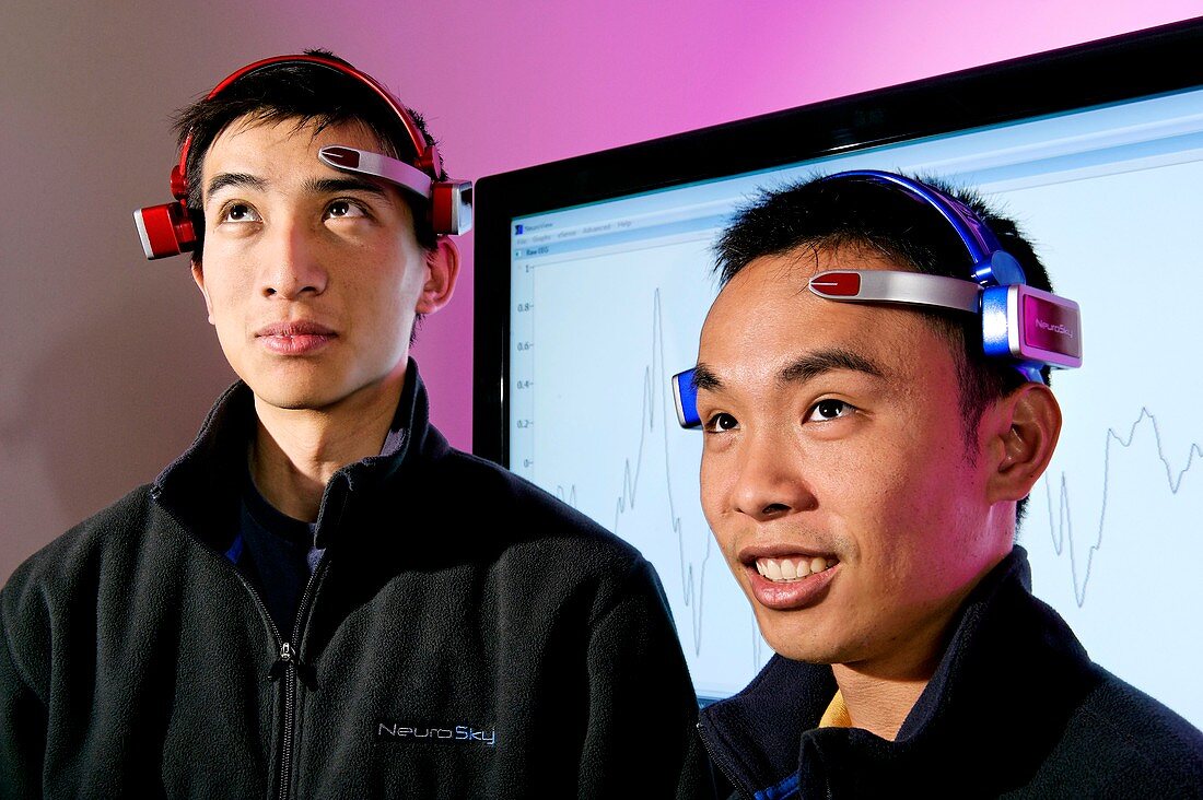 Brainwave-reading headset