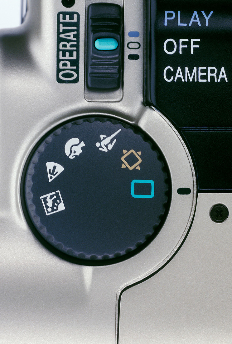 Camcorder function dial