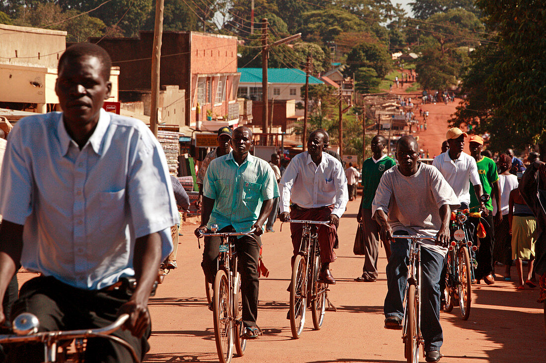 Cyclists,Uganda