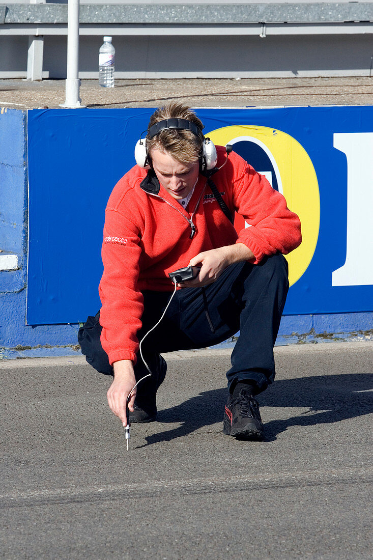 Race track technician