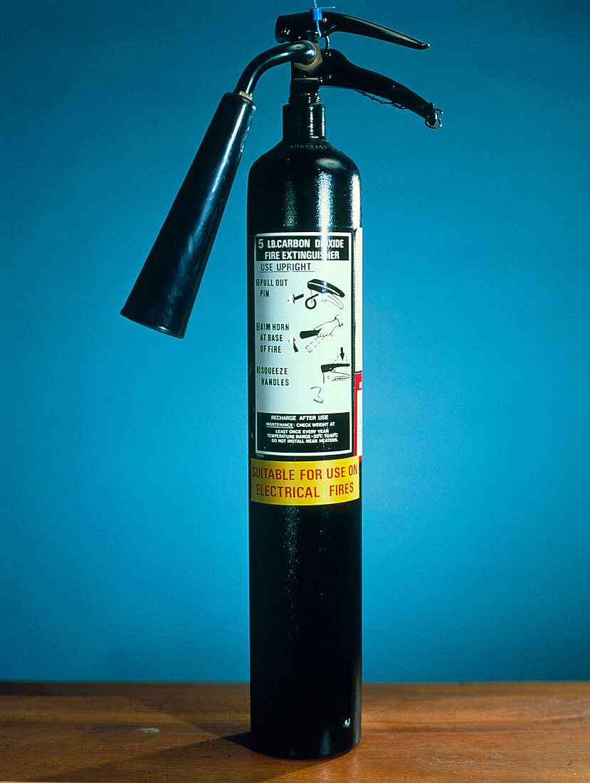 Pre-1997 UK CO2 fire extinguisher