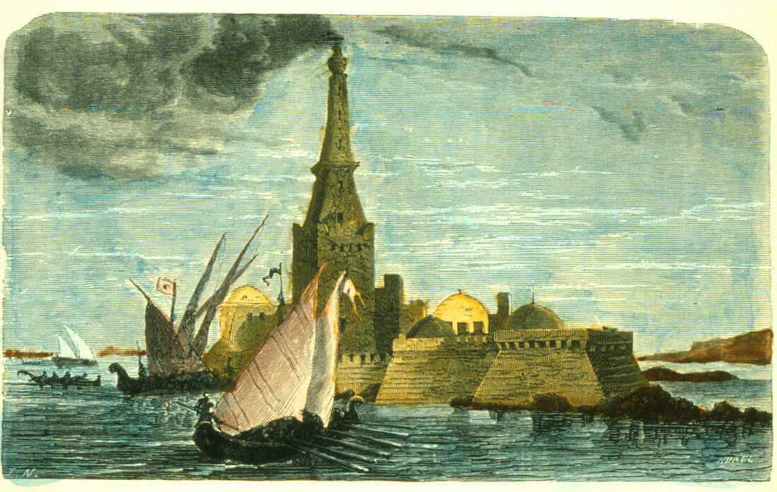 The Pharos of Alexandria lighthouse,Egypt