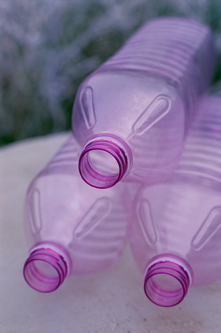 Recyclable plastic bottles