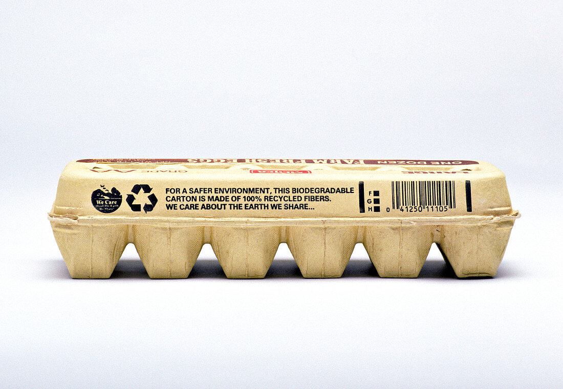 Recycled food packaging
