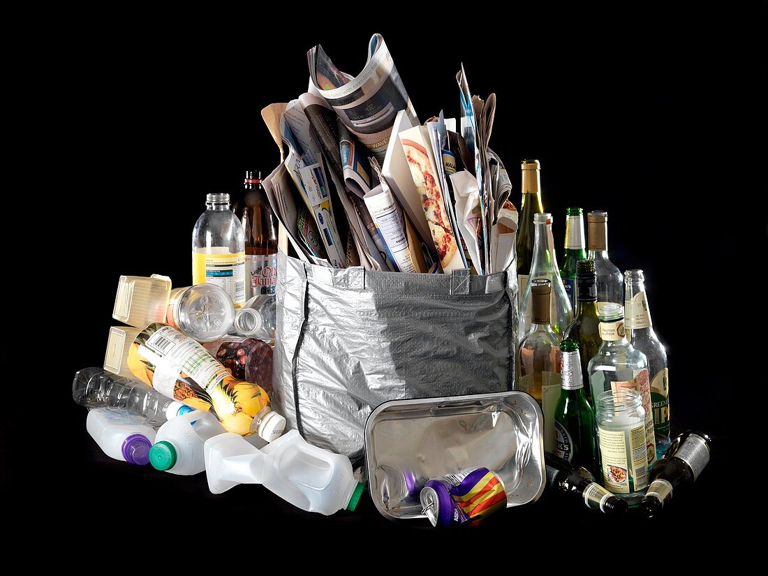 Recyclable household waste