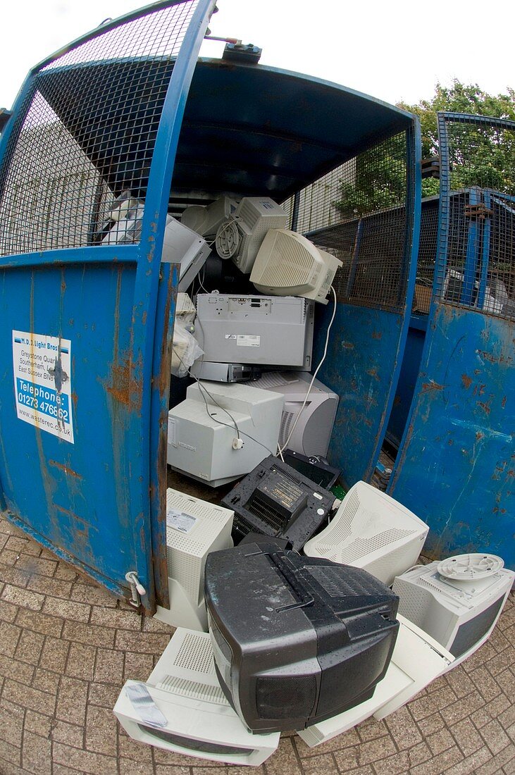 Computer monitor recycling