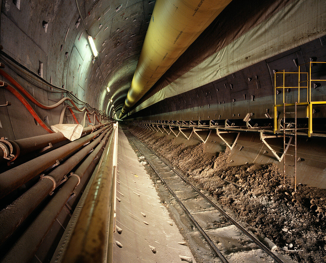 Channel Tunnel Rail Link construction