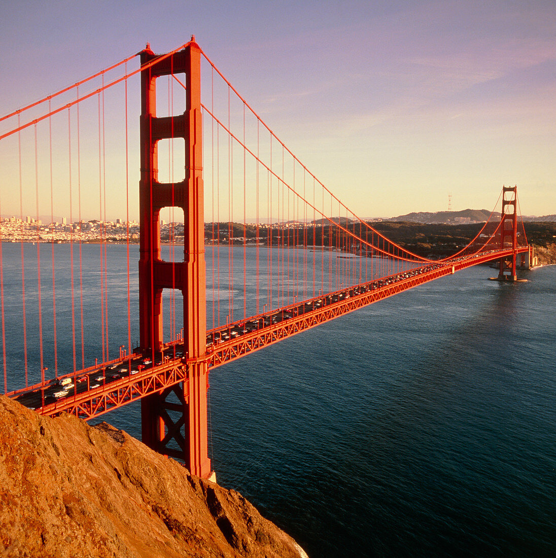 View of the Golden Gate Bridge,San Francisco Bay