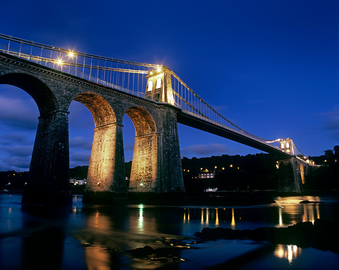 Menai Suspension Bridge,Wales,UK