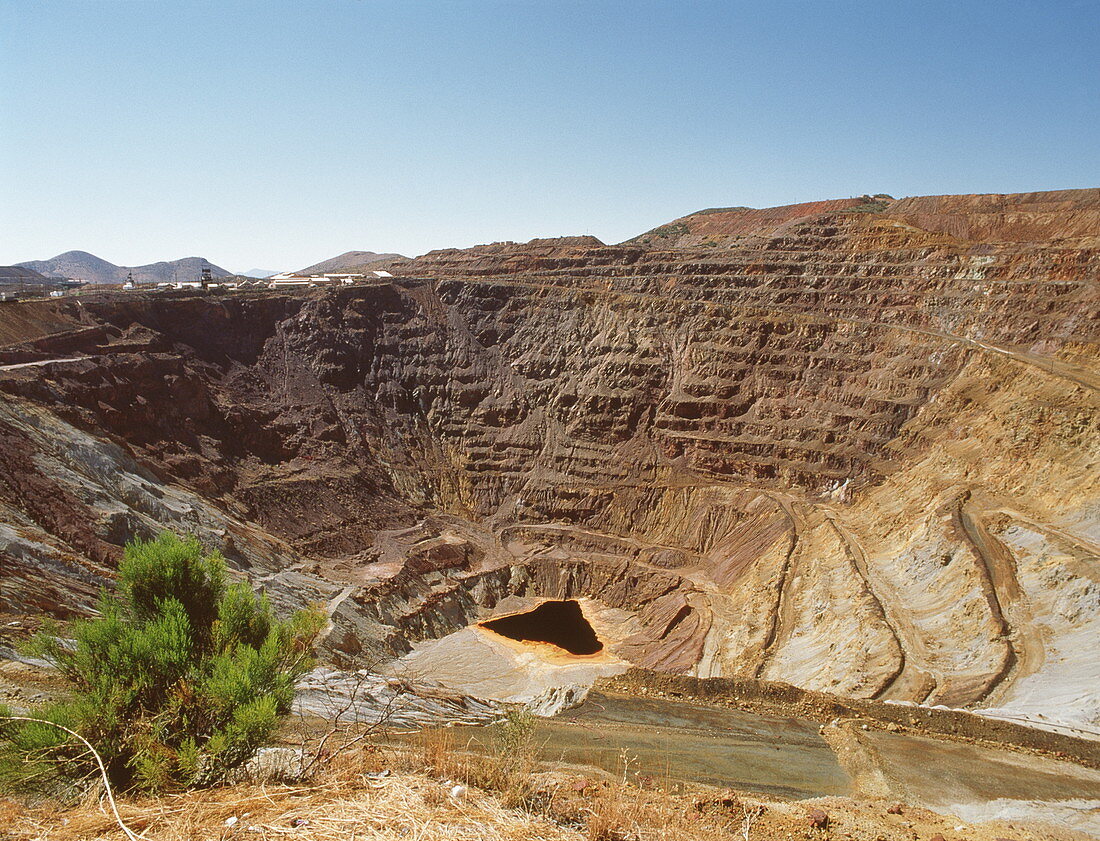 Disused copper mine