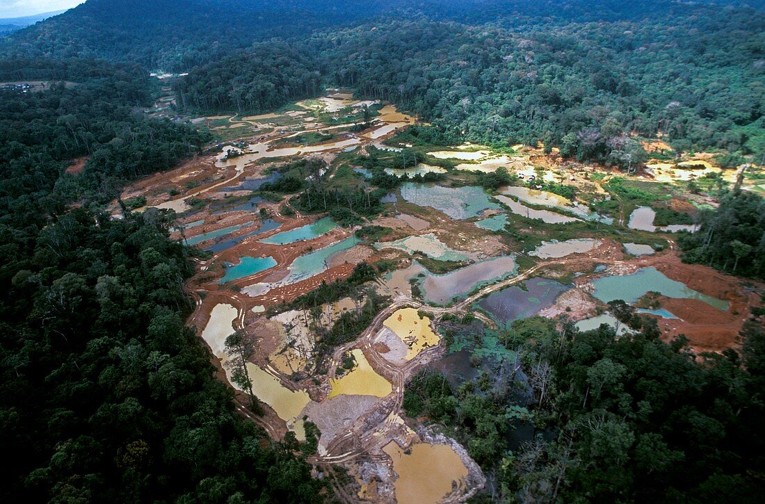 Gold mine,South America